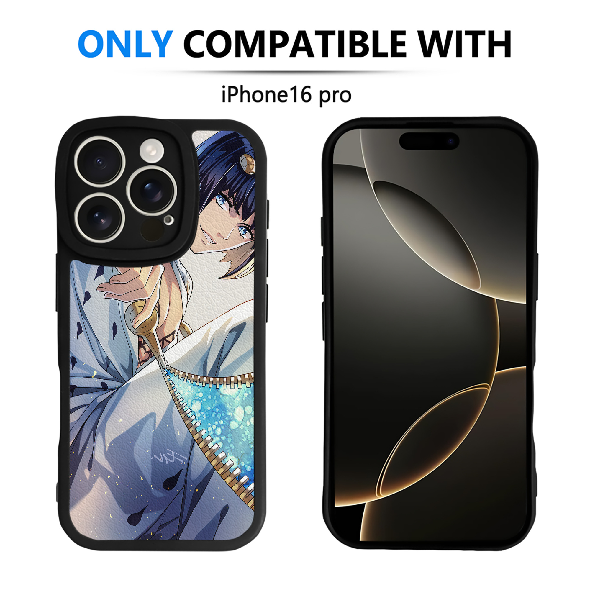 （画像用） ジョジョの奇妙な冒険 JoJo's Bizarre Adventure 【iPhone 16シリーズ対応】シリコンスマホケース（レザー調） 材質：シリコン